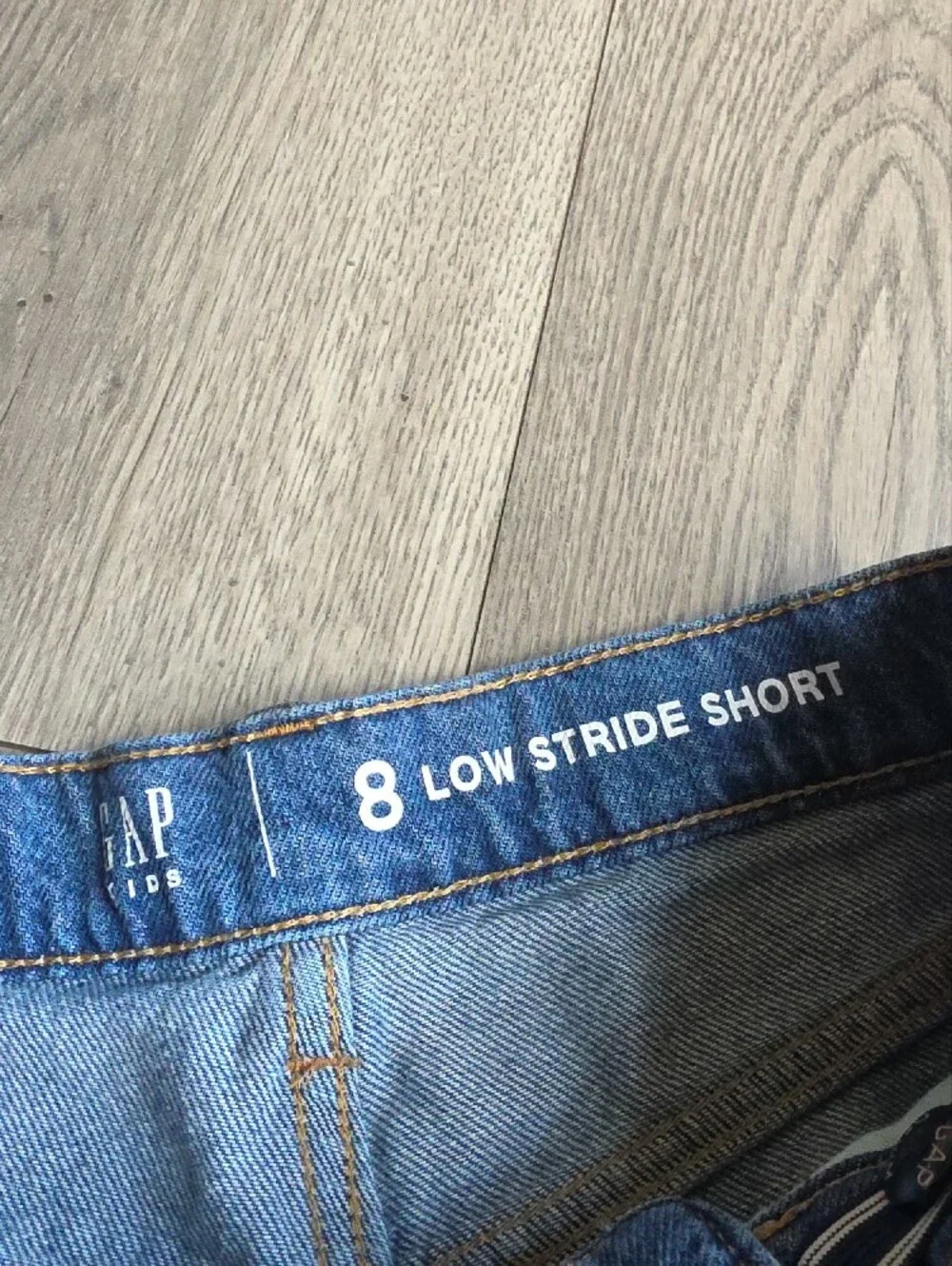 GAP Light Blue Distressed Denim Shorts